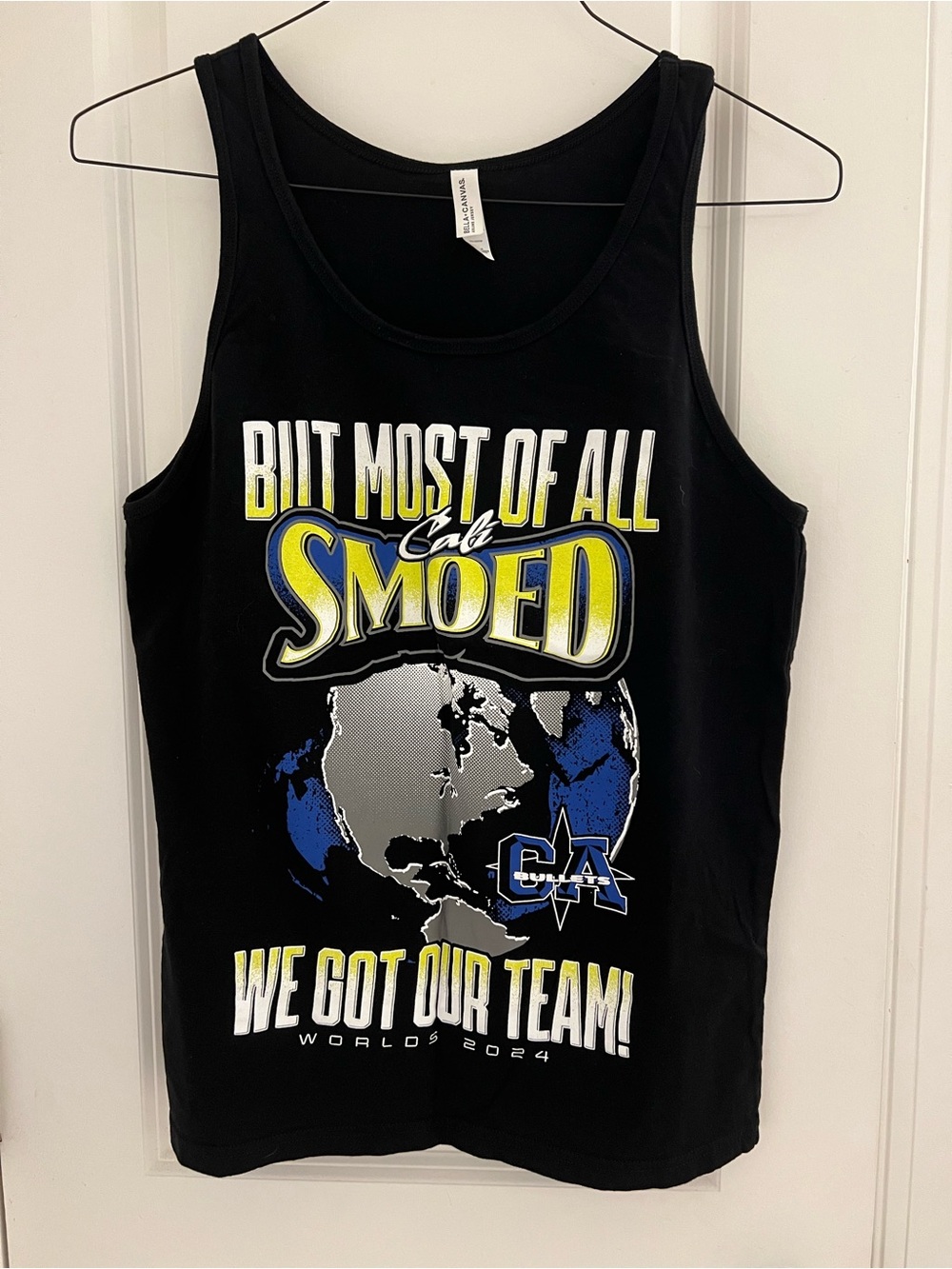 New California Allstars SMOED cheerleading tank top